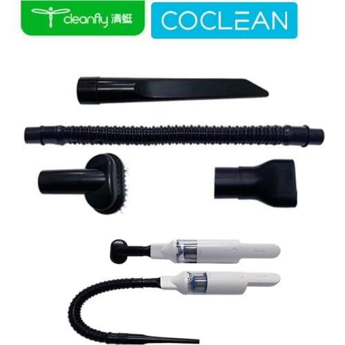 Cleanfly CoClean H1 H2 FV2 Hand Portable Vacuum Cleaner Fitting Set Adapter Hose Long Nozzle Brush Head Full Set