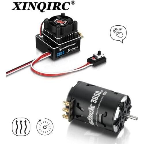 RC Car Hobbywing Xerun XR10 Justock G3 60A Sensored Brushless ESC Speed Controller + 3650 motor for 1/10 Flat Sports Drift Cars