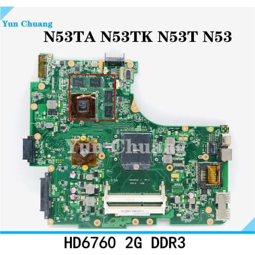 N53TK Motherbaord for For For Asus N53TK N53T N53TA Notebook Motherboard HD7670 2G DDR3 100% Test Work