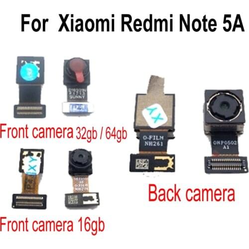 LTPro Rear Big Back Camera Module Flex Cable For Xiaomi Redmi 5 5A / 5 plus / Note 5A Front camera phone parts