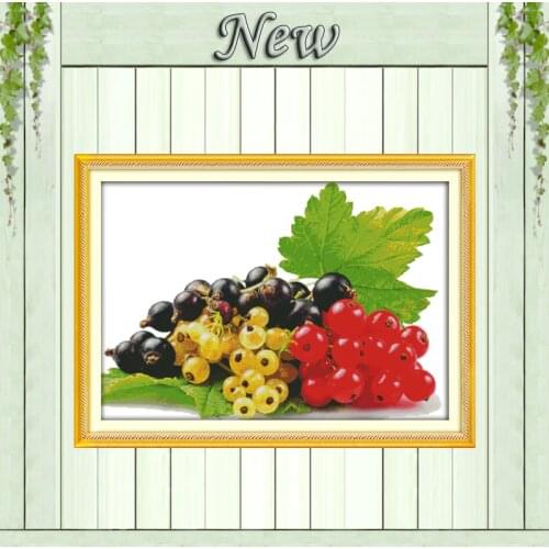 Fresh fruit colour decor diy Painting 11CT Counted print on canvas DMC 14CT chinese Cross Stitch kits embroidery needlework Sets