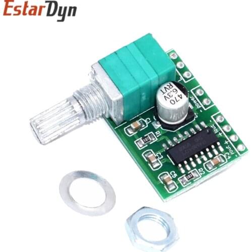 PAM8403 5V Power Audio Amplifier Board 2 Channel 3W W Volume Control / USB Power