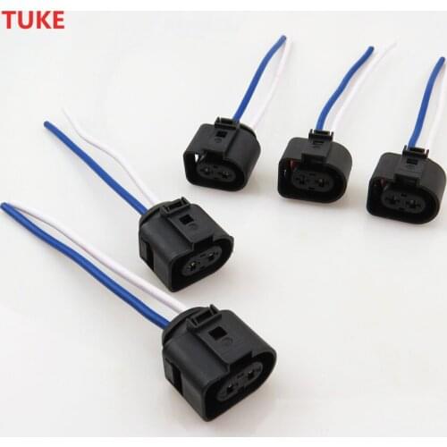 RWSYPL Qty 5 Car Parking Brake Motor Adapter Cable Wire Connector For A6 Q3 Seat Alhambra II 1J0 973 773 1J0973773 1J0 973 722 A