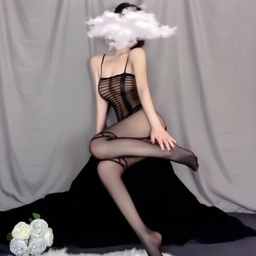 Sexy Fetish Bodystocking Women Fishnet Open Crotch Lingerie Sex Erotic Bodysuit Sleepwear Teddies Catsuit lenceria sensual mujer