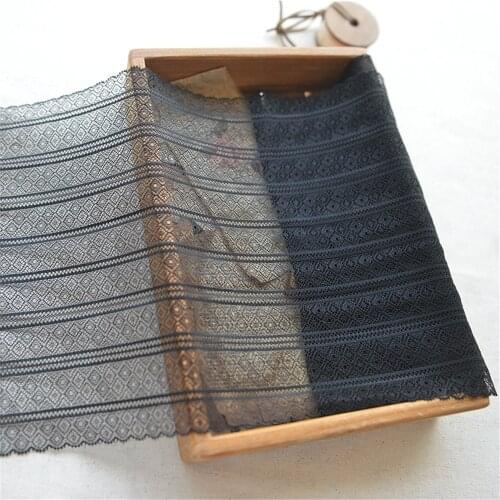 1 Meter Ultra-thin micro-elastic double sides lace DIY underwear lingerie bra doll clothes home fabric decoration accessories