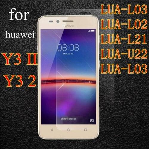 9H 2.5D Tempered Glass For Huawei Y3 II / Y3 2 / Y3ii LUA-L03 LUA-L02 LUA-L21 LUA-U22 LUA-L03 Screen Protector Film case cover