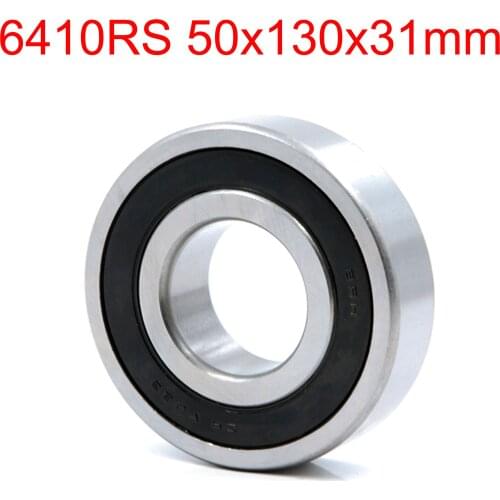 1PC 6410RS 6410 2RS 180410 Deep Groove Motor Ball Bearing 50*130*31mm