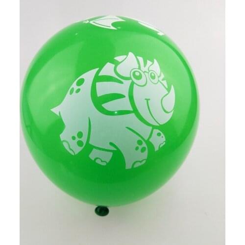 10 Pcs 12 Inch Thick Dinosaur World Cartoon Latex Balloon Birthday Party Decorations Kids Party Decoration