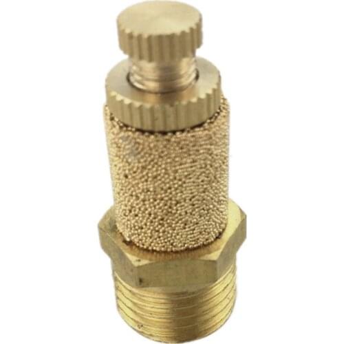 10PCS/LOT Pneumatic muffler adjustable Throttle silencer pneumatic fittings exhaust muffler