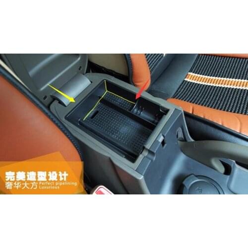 Bigger! Plastic Central Storage Pallet Armrest Container Box Holder For Hyundai Tucson ix35 2010-2014