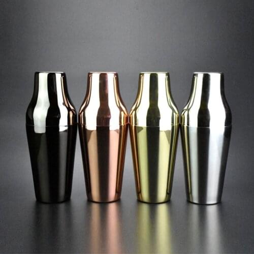 650ml Stainless Steel French Cocktail Shaker Classic Elegant Bar Cocktail Shaker Bartender Bar Tool