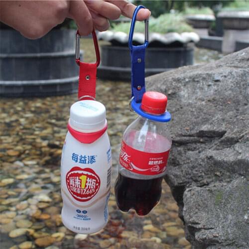 Kettle Buckle Carabiner Portable Silicone Water Bottle Buckle Convenient Clip Holder D-Ring Hook Outdoor Camping Accessories