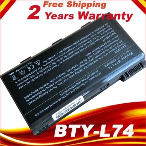 Laptop Battery For MSI L74 L75 A7005 CX500 CX500DX CX705X CX623 EX460 EX610 CX700 Bty-l74 MSI CX620