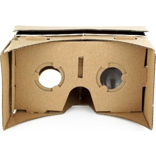 VR Ulter DIY Cardboard 3D Box VR Virtual Reality Glasses For Smartphone DIY Magnet Google Cardboards Glasses