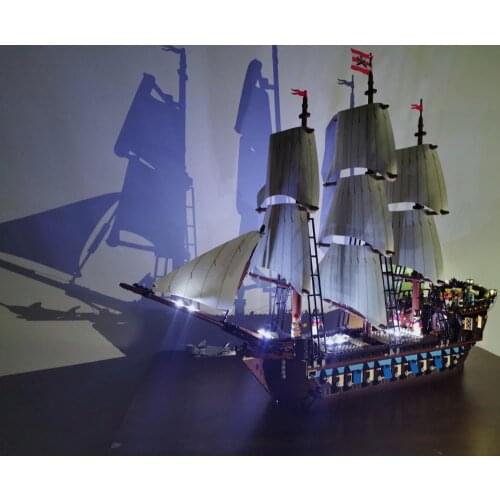 IN STOCK LED light for Pirates Ship bout blocks 16016 16006 16009 2200 Compatible 10210 70618 4184 4195 Building lepinBricks