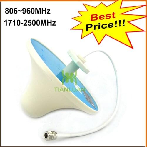 Indoor Omni Ceiling Mount Antenna Internal for 2G 3G CDMA GSM DCS PCS W-CDMA Cell Phone Signal Booster Repeater Amplifier