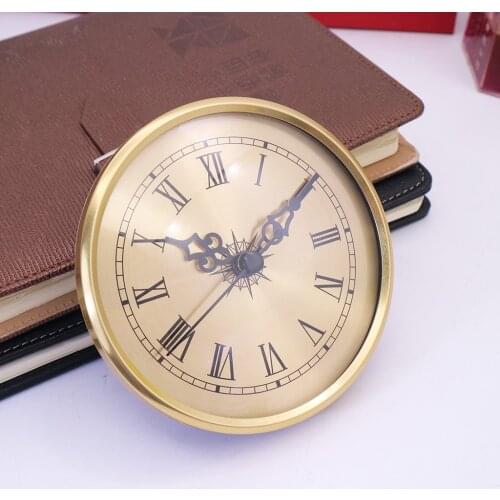 4.25Inch Quartz Clock Insert Roman Numeral Clock Movement DIY Fit 3.39' Hole