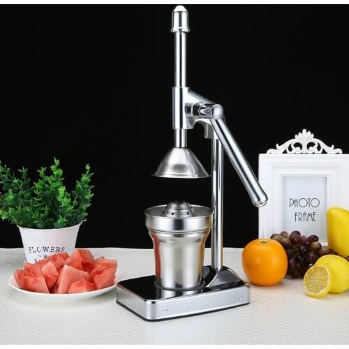 Stainless Steel Manual Juicer Orange Lemon Hand Pressure Citrus Squeezer Juicer