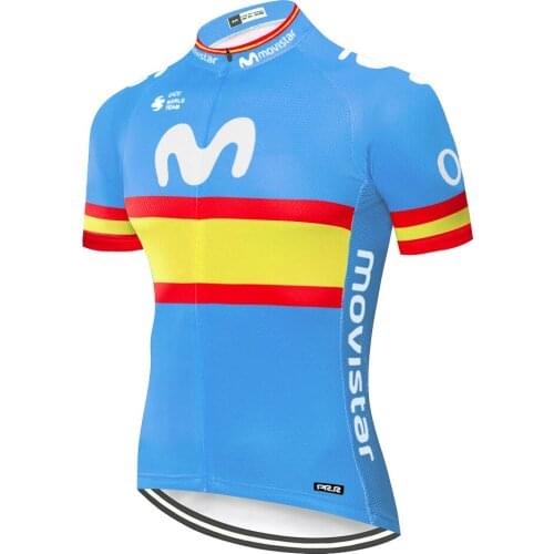 NEW laser cut movistar jersey ciclismo hombre short sleeve summer quick dry uniforme ciclismo hombre 2020