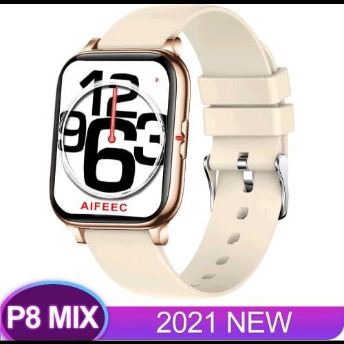 2021 NEW P8 MIX Smart Watch Men Heart Rate Monitor IP67 Waterproof Women Smartwatch Sport Fitness Tracker for Xiaomi Apple Phone