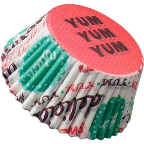 New Style 100Pcs Lovely Cupcake Cake Paper Cup Baking Chocolate Glutinous Rice Tray Decor Kitchen Bakeware Supplies Products