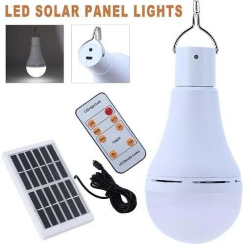 Solar Lamp Powered Portable Led Bulb Lamp Solar Energy Lamp led Lighting Solar Panel Camp Reading Hiking Emergency Night