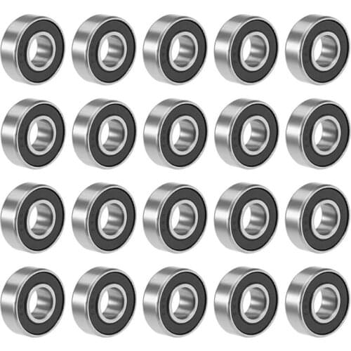 R6ZZ R6RS Deep Groove Ball Bearing 3/8"x7/8"x9/32" Double Shielded Bearings 20-Pack