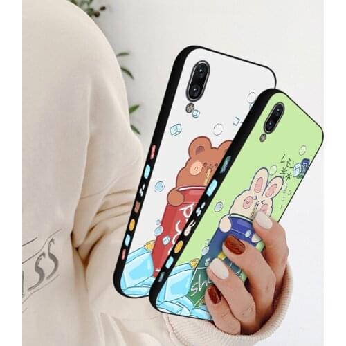 Luxury Side Pattern Case For Vivo NEX S 3 Y72 Cool Coke Drink Back Cover For Vivo IQOO Neo Z3 5 V11 S1 V17 V15 Pro 5G