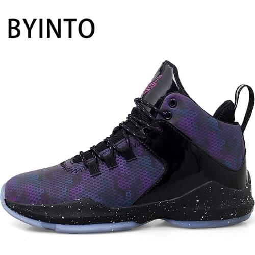 High Top Men Basketball Shoes Anti Skid Wear Waterproof Leather Sneakers Man Boots Basket Ball Sport Shoes Homme Tenis Masculino