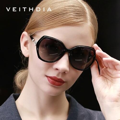 VEITHDIA 2020 Luxury Womens Sun glasses Polarized UV400 Gradient Lens Glasses Ladies Designer Sunglasses Eyewear For Women 3158