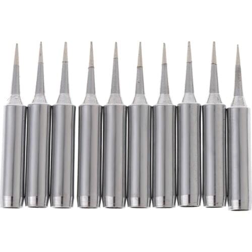 10 Pcs Lead Free Replacement Soldering Solder Iron Tips 900M-T-I For Hakko Saike 936 852d+ 909D