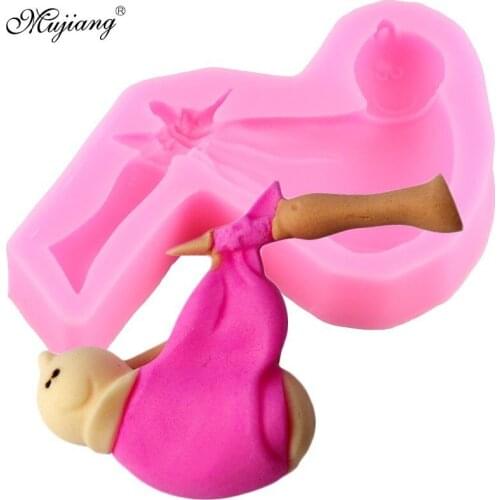 3D Baby Silicone Molds For Cake Sugar Candy Mold Chocolate Gumpaste Mold DIY Design Fondant Decorating Tools Handmade Soap Mould