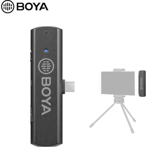 BOYA BY-WM4 Pro RXU Wireless Receiver for HUAWEI XIAOMI OPPO VIVO REDMI Type-C Device K1 K2 Video Microphone System Accessories