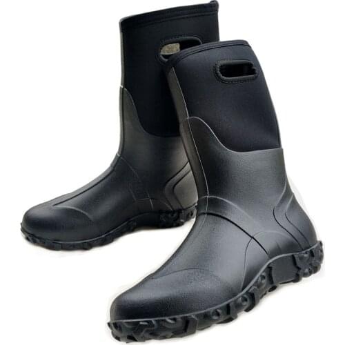 Fishing Footwear Outdoor Waterproof Boots Snow Boots Mens Insulated Work Boots Mens Classic Tall Rain Boot Rubber Boots
