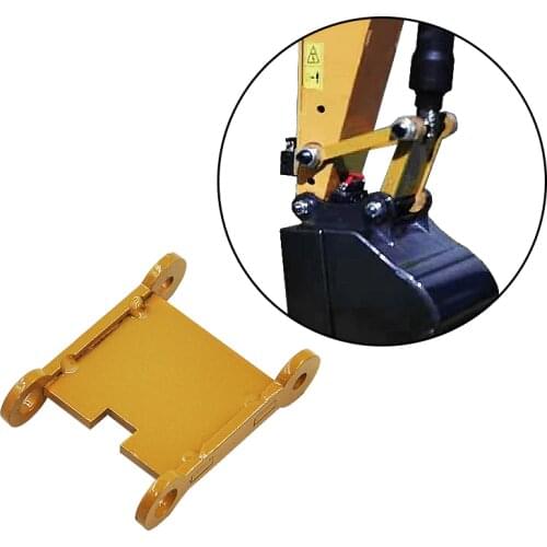 Full Metal Connecting Plate Part For Driving Servo and Bucket of HUINA 1550 /580/592 1:14 RC Metal Excavator Metal Parts