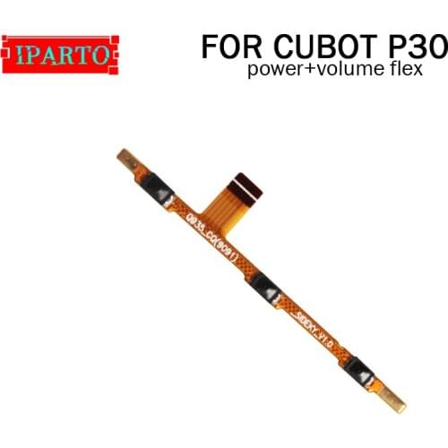 CUBOT P30 Side Button Flex Cable 100% Original Power + Volume button Flex Cable repair parts for CUBOT P30