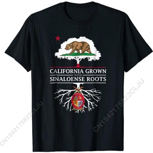 California Grown With Sinaloense Roots - Sinaloa T-Shirt Slim Fit Tees Cotton Men Top T-shirts Slim Fit Latest