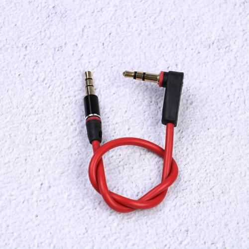 3.5mm Short 30cm Jack to Jack Aux Cable Male to Male Stereo Audio Cables Cord 1pc