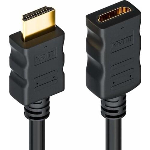 Cable Male To Female Extension Cable Power Cord Wire 50CM 32 AWG For HD TV Camera Home Appliance HDMI Male To Female Cable