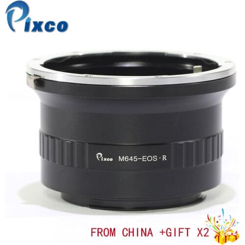 Pixco For M645-EOS R Lens Mount Adapter Ring for Mamiya 645 M645 Lens to Canon EOS R Mount Camera
