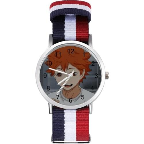 Haikyuu Quartz Watch Man Travel Wrist Watch Fashion Design Funny Wristwatch