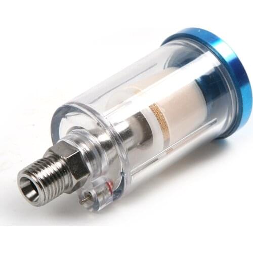 Hot Sale Good Quality 1Pcs 1/4 Mini Water Filter Oil Water Separator Filter Zinc Alloy For Air Compressor Spray Tool 8.5*4cm