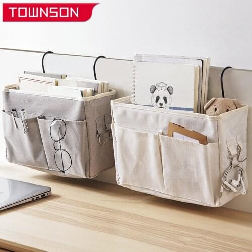 Home multifunctional bedside storage hanging bag Student dormitory bedside miscellaneous storage organizer bag home organizer
