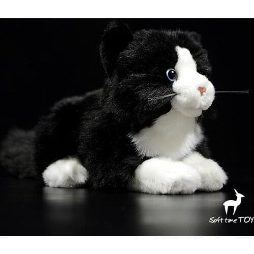 Soft cow cats doll stuffed animal toy present real life plush cats model lovely kids toys gifts shop