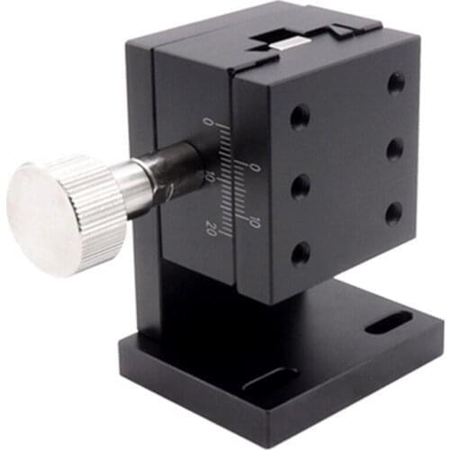 Z axis LWZ2542 dovetail groove manual platform rack and pinion drive high precision knob slide table Load 24.5N 25x42mm