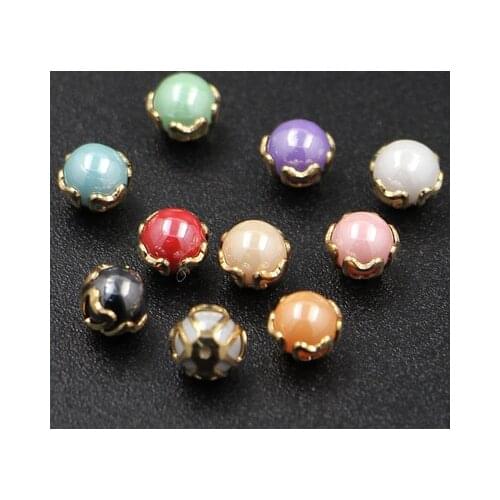 The Hugely Popular! New nail nail ornaments round pearl phototherapy nail ornaments highlight 10 prices