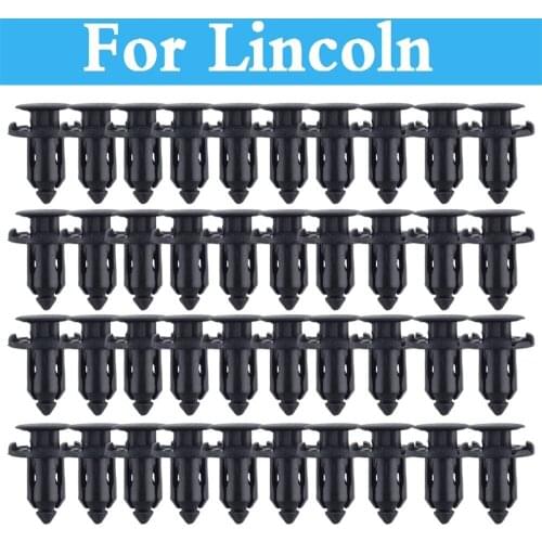 Plastic Rivets Retainer Clips Car Fender Auto Parts Panel Trim Clips For Lincoln Mkc Mks Mkt Mkz Navigator Town Car Aviator Ls