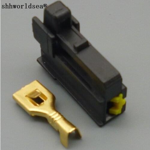 Worldgolden 5sets 30sets 100sets 1P 6.3mm car horn automotive wiring harness connector plug plug terminal for toyota horn socket