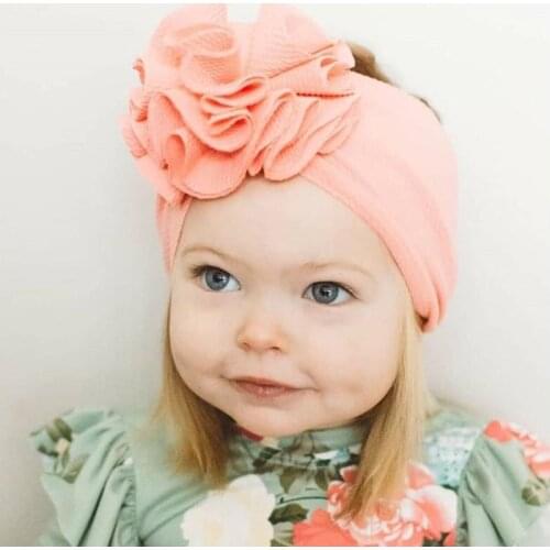 1 PCS Spring Summer Solid Color Baby Headband Girls Twisted Knotted Soft Elastic Baby Girl Headbands Hair Accessories