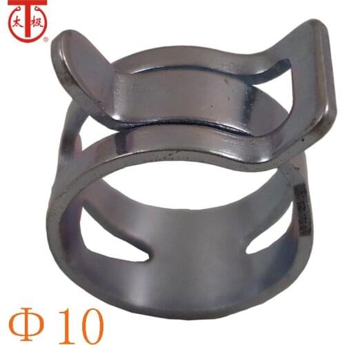 10 ) Q673B ( QC621 ) Steel strip type elastic ring hoop ( Pipe clamp ) 50 pieces/lot